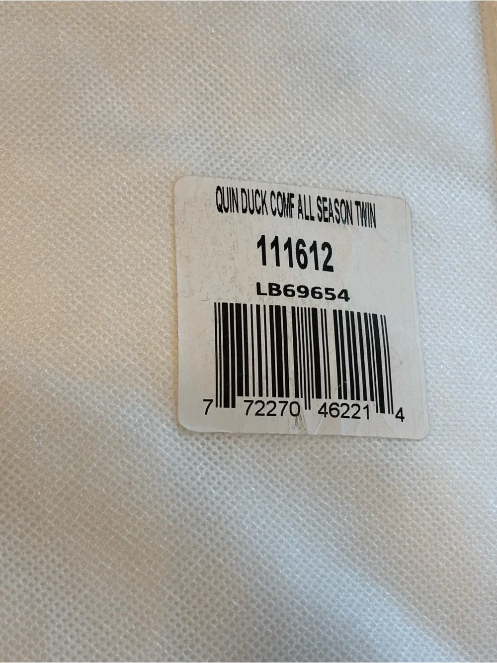Quince Duck Down Premium Down - Duvet Insert - All-Season - Twin